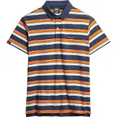 Superdry Polo De Manga Curta Lightweight Stripe