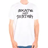 Thrasher Camiseta De Manga Curta Skate And Destroy