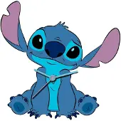 Stitch Relógio De Parede Em Mdf