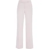 We fashion Calças com vincos rosa pastel