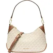 Michael Kors Mala de ombro ecru / conhaque
