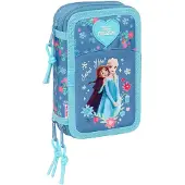 Disney Frozen Estojo Frozen 12.5x19.5x5.5 Cm Triple