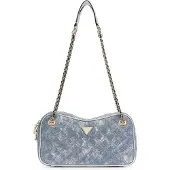 GUESS Mala de ombro 'Cerelia Shoulder Sat' azul ganga