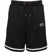 FUBU Calças preto / branco