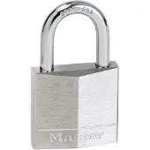 Master Lock Cadeado Cromado Com Haste Aço Inoxidável Latão
