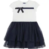 Chicco Vestido marinho / branco
