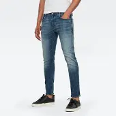 G-Star Calças de ganga slim Raw 3301 SLIM homens - Azul - US 31 / 34