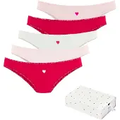 LASCANA Cueca cor-de-rosa / púrpura / branco