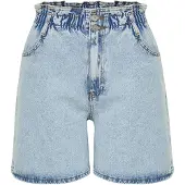 Trendyol Calças de ganga azul claro