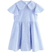 Next Vestido azul / branco