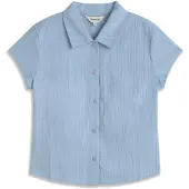 Thinking MU Blusa 'Kitty' azul céu