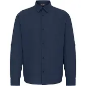 INDICODE JEANS Camisa 'Monko' azul escuro