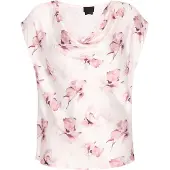 Dreimaster Klassik Blusa cor-de-rosa / magenta / rosa pastel