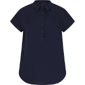 Dreimaster Klassik Blusa azul escuro