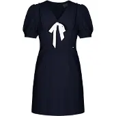 Dreimaster Klassik Vestido navy / branco