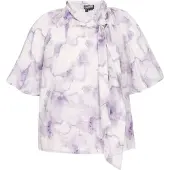Dreimaster Blusa lilás / roxo pastel / offwhite
