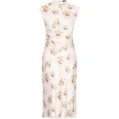 Dreimaster Klassik Vestido 'Classic' creme / camelo