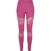 Urban Classics Leggings orquídea / branco