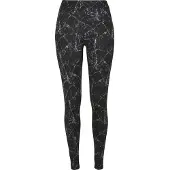 Urban Classics Leggings azul fumado / preto / branco