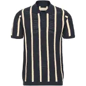 Blend Camisa ' BHDarin Striped ' azul escuro / mocha