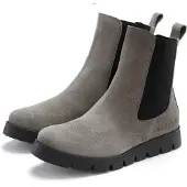 Elbsand Botas chelsea cinzento / preto