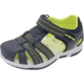 Chicco Sapatos abertos 'Fantastic' cinzento escuro / verde néon