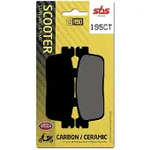 SBS Pastilhas De Freio De Cerâmica Hi-tech Street 195ct Carbon