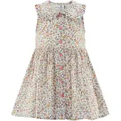 Happy girls Vestido creme / amarelo / cinzento claro / rosa escurecido