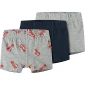 Name it Boxers Grey Firetruck 3 Unidades