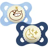 Mam Chupeta Original Night Silk 2p Box V-0-6m
