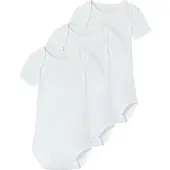 Name it Body De Manga Curta 4 Solid 3 Unidades