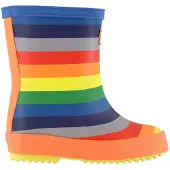 Hunter Bota de borracha 'FIRST RAINBOW' azul escuro / amarelo / verde / laranja