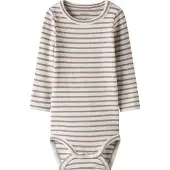 Name it Macacão/Body 'NBNBani' roxo / offwhite