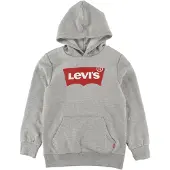 Levi's Kids Sweatshirt 'Batwing' acinzentado / vermelho / branco