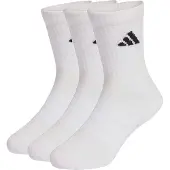 Adidas EMBALAGEM DE 3 PARES DE MEIAS DE CANO MÉDIO ACOLCHOADAS SPORTSWEAR