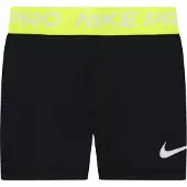 Nike Calças 'NP' amarelo néon / preto / branco