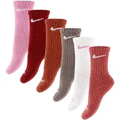 Nike Kids Meias Nhb Dri-fit Perf Basic Crew 6 Pares