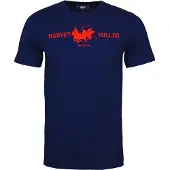 Harvey Miller Camisa marinho / vermelho