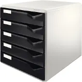 Leitz Gavetas arrumação 5280 | Preto | 5 gavetas
