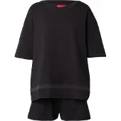 HUGO para mulher. 50561609 Pijama Estilo preto (M), Homewear, Algodão, Manga curta