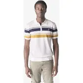 KOROSHI Camisa navy / mostarda / offwhite
