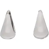 NAEMI Brincos prata / branco