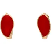 NAEMI Brincos ouro / vermelho rubi