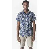 KOROSHI Camisa areia / navy