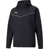 Puma Casaco de treino 'Teamrise' preto / branco