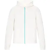 Hoona Casaco meia-estação turquesa / branco