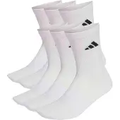 Adidas Meias de Cano Médio Almofadadas Conjunto de 6 Pares