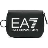 EA7 unisex. 245055_3R910 Carteira Maxilogo preta (OSFA), Preto, Casual, Poliéster
