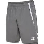 Hummel Calças de desporto 'Lead 2.0' cinzento / branco