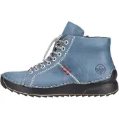 Rieker Botim com fivela azul / vermelho / branco